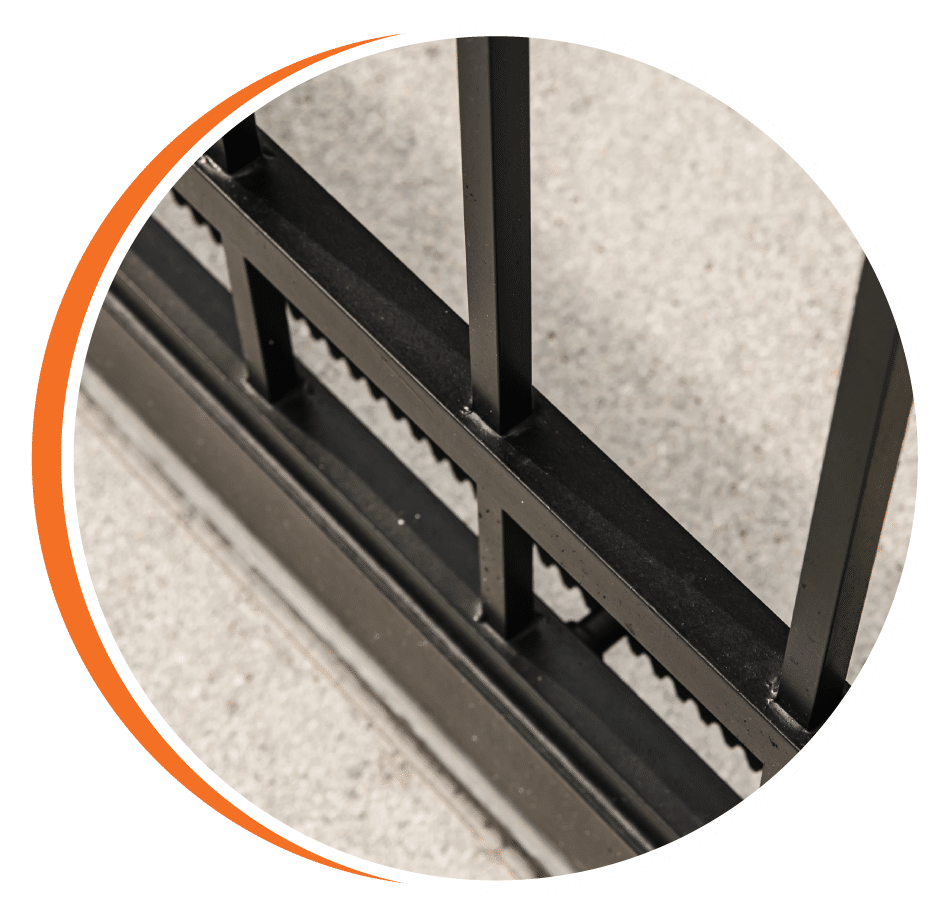 ประตูรั้วเหล็กผสมอลูมิเนียม